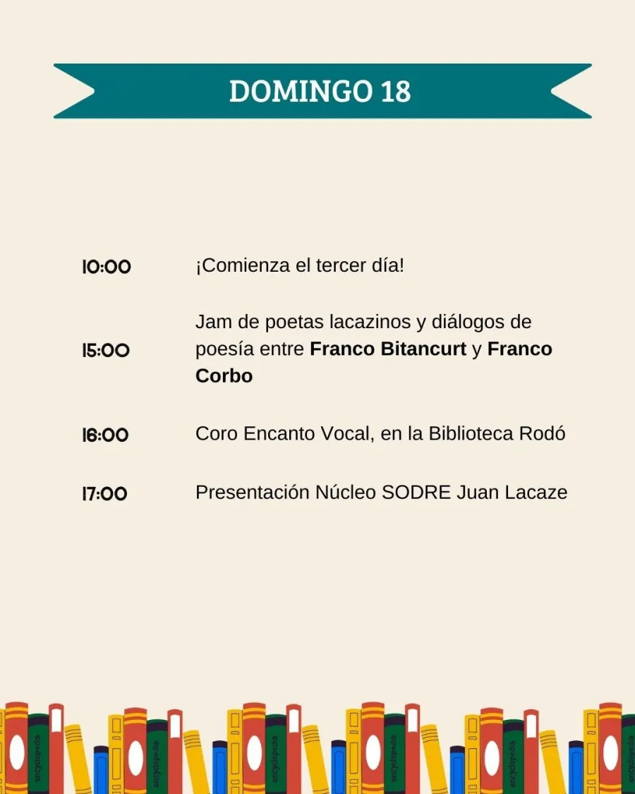 Programa Domingo 18 de mayo