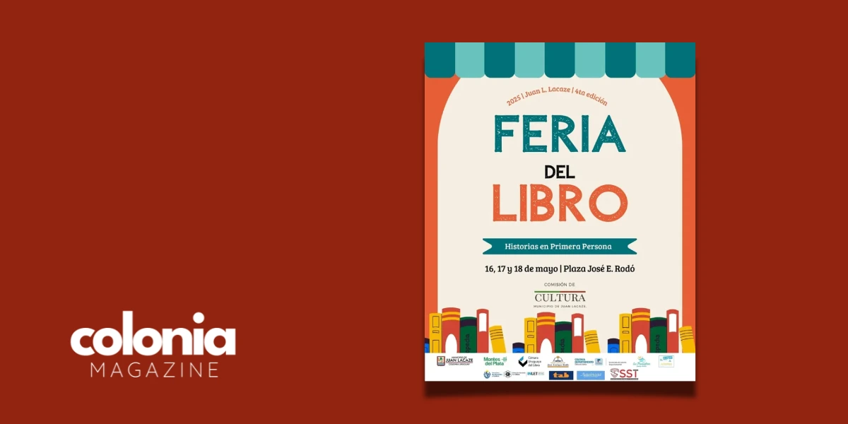 Afiche de la Feria del Libro de Juan Lacaze 2025
