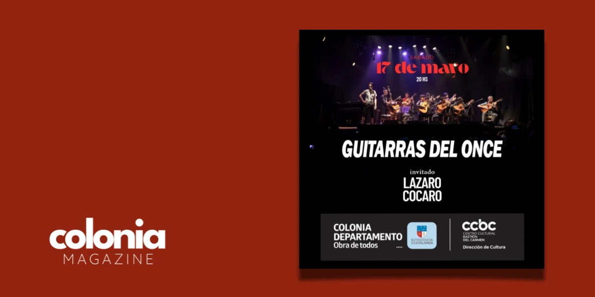 Lázaro Cócaro junto a Guitarras del Once en vivo