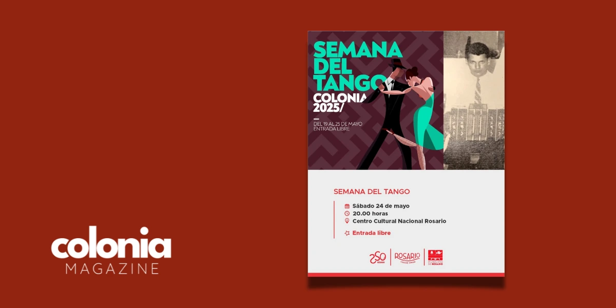 Afiche del espectáculo de tango en Rosario durante la Semana del Tango 2025