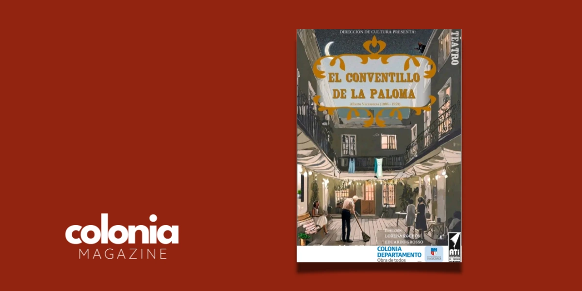 Escena de El Conventillo de la Paloma en el patio de la Casa de la Cultura