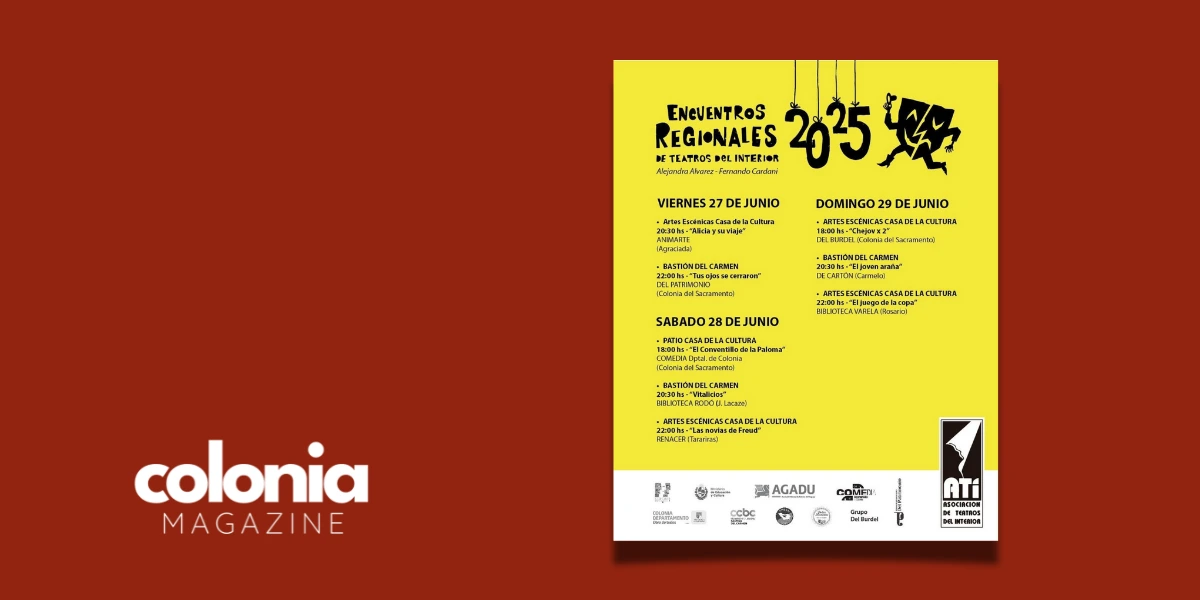 Encuentro regional de teatros del interior 2025 en Colonia