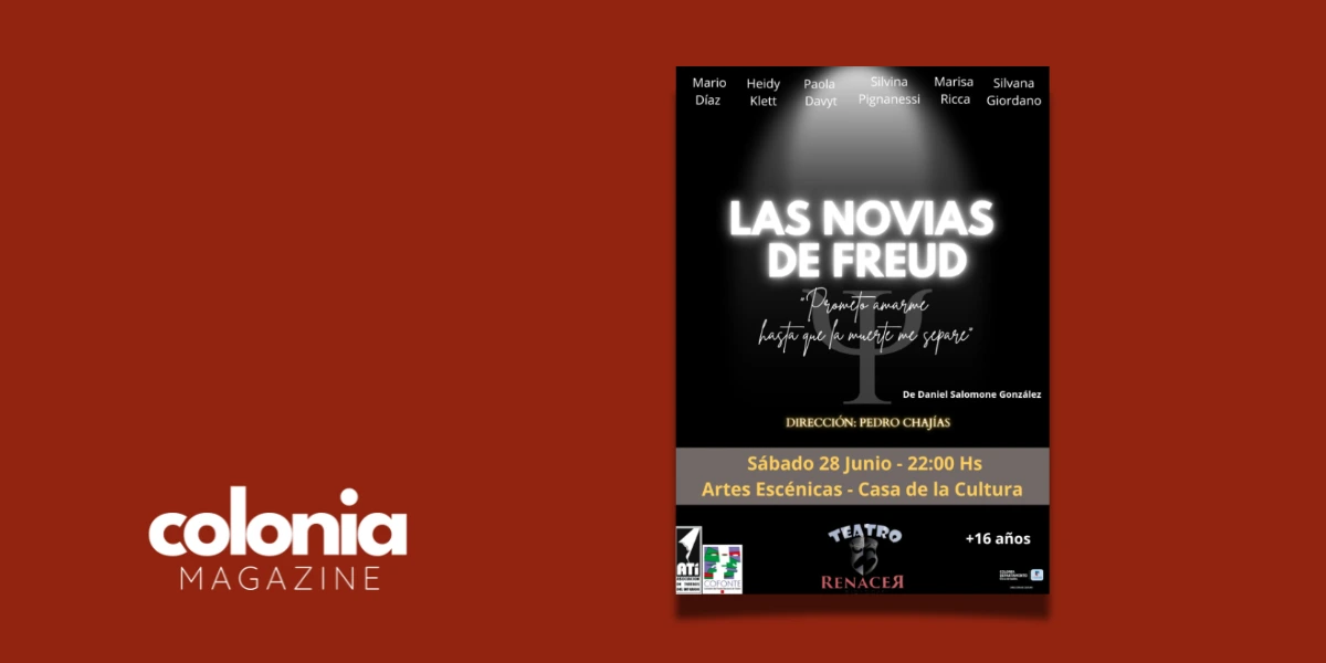 Afiche de la obra 'Las Novias de Freud' en Colonia