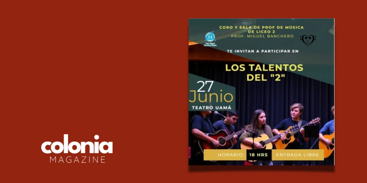 Afiche del evento Talentos del 2 en Carmelo