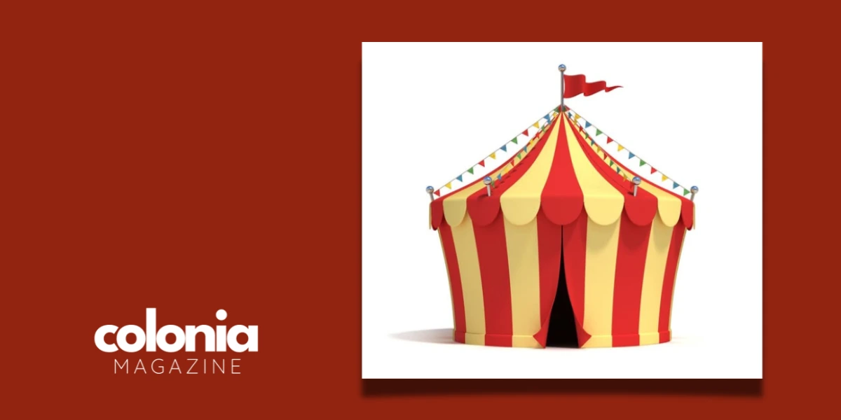 Flyer de los talleres de circo para infancias en vacaciones de invierno