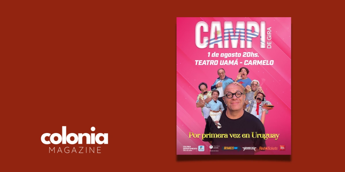 Campi en gira presenta su unipersonal en Carmelo, Uruguay