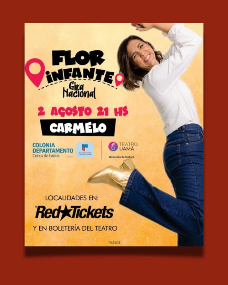 Flor Infante presenta Yo soy la tormenta en Carmelo