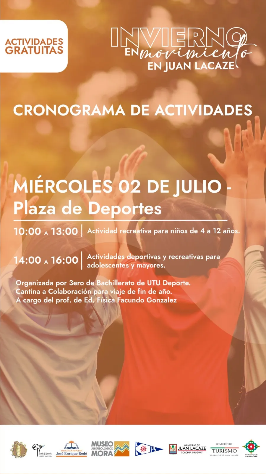 Cronograma miércoles 2 de julio
