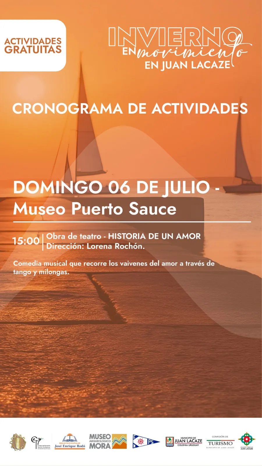 Cronograma domingo 6 de julio