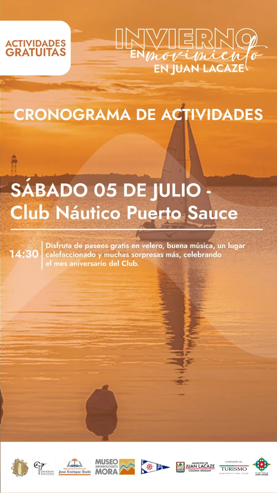 Cronograma sábado 5 de julio