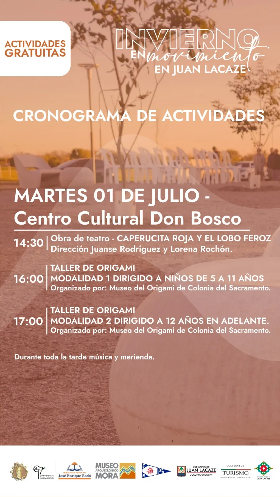 Cronograma martes 1 de julio